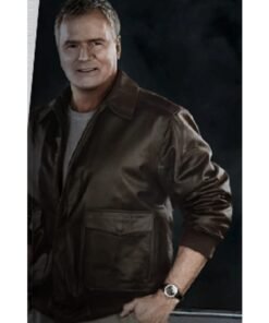 Richard Dean Anderson Mercedes-Benz brown Jacket