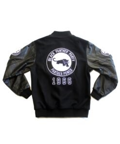 Panther Party Varsity Jacket Black