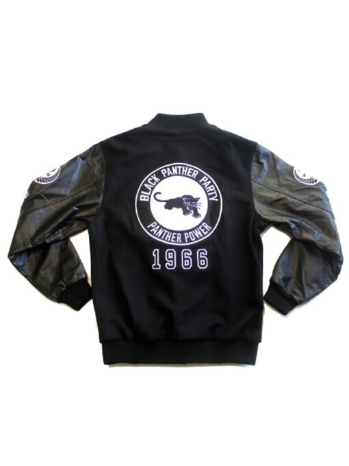 Panther Party Varsity Jacket Black