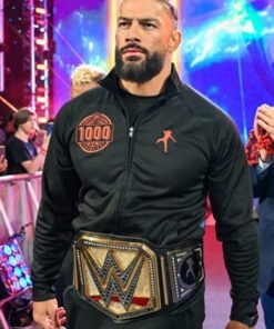 Roman Reigns 1000 Days Black Track Jacket
