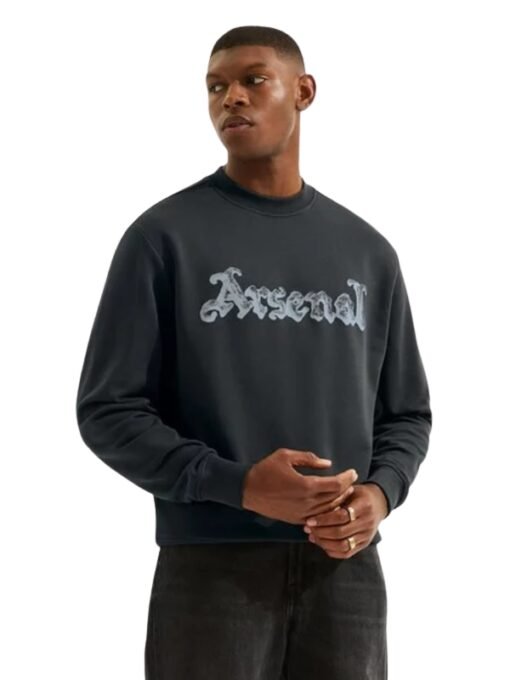 Arsenal N7 Black Permanent Pullover Sweatshirt