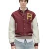 Rhude Batting Cage Satin Varsity Jacket