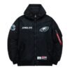Philadelphia Eagles x Alpha x New Era L-2B Bomber Jacket