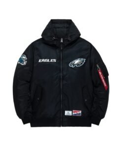 Philadelphia Eagles x Alpha x New Era L-2B Bomber Jacket