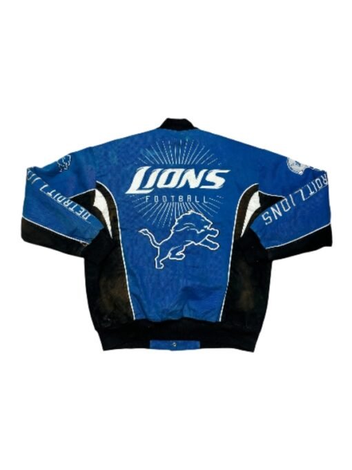 Vintage Detroit Lions Racing Bomber Jacket
