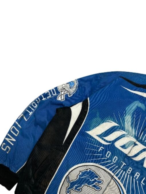 Vintage Detroit Lions Racing Blue Jacket