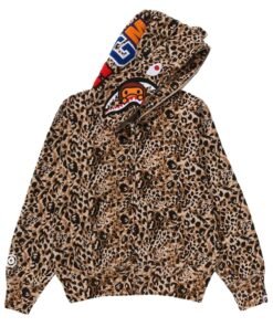 Cheetah Bape Full Zip Hoodie