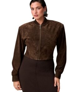 Adoore Brown Suede Jacket