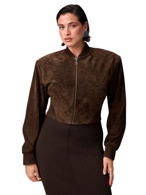 Adoore Brown Suede Jacket