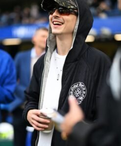 Timmothée Chalamet Chrome Hearts Hooded Jacket Black