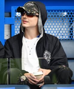 Timmothée Chalamet Chrome Hearts Black Jacket