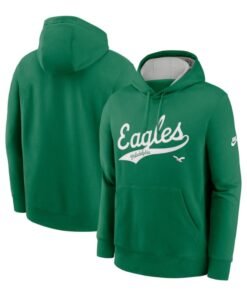 Nike Kelly Philadelphia Eagles Green Pullover Hoodie