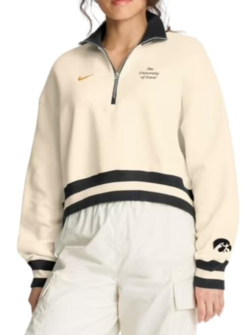 Iowa Hawkeyes Legacy Half-Zip Sweatshirt