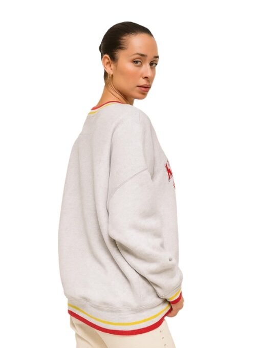 Abercrombie Kansas Chiefs Vintage Sunday Pullover Crew