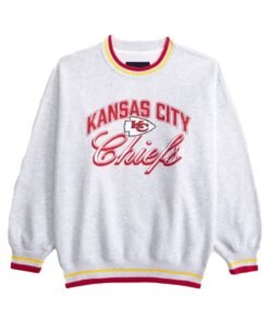 Abercrombie Kansas City Chiefs Vintage Sunday Crew