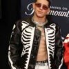 MTV Music Awards 2025 Lenny Tavárez Skeleton Leather Jacket