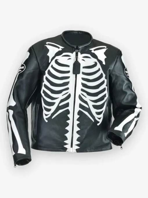 MTV Video Music Awards Lenny Tavárez Skeleton Leather Jacket