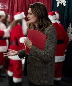 The Santa Class 2024 Kate Checked Plaid Blazer Coat