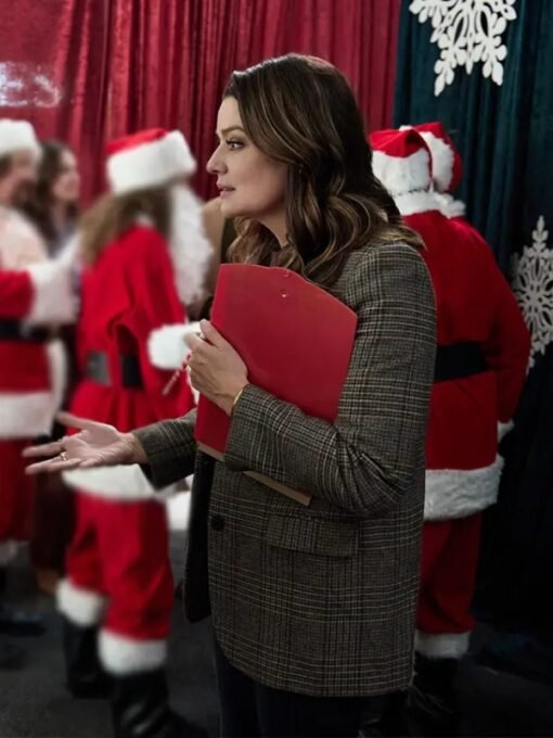 The Santa Class 2024 Kate Checked Plaid Blazer Coat