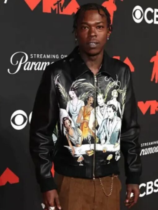 Skillibeng 2025 MTV Video Music Awards Black Jacket