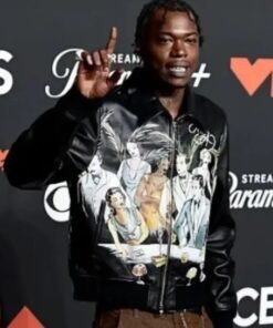 Skillibeng MTV Video Music Awards Leather Jacket Black