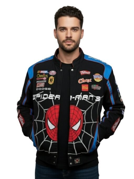 Disney Daytona 500 Spiderman Red Jacket