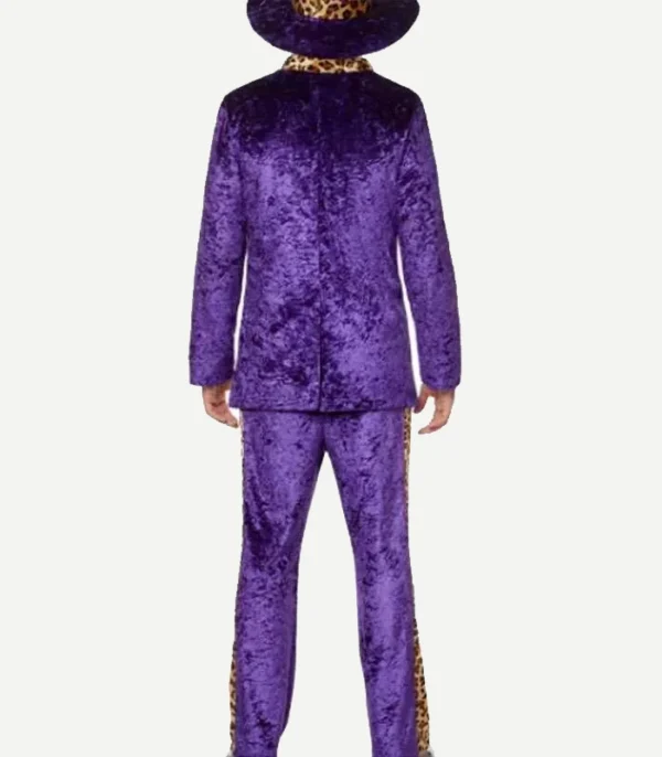 a pimp named slickback costume back view