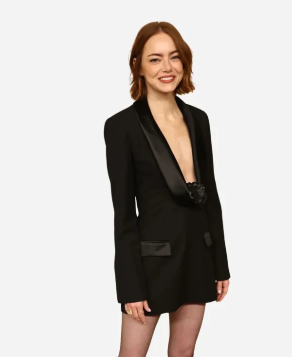 Emma Stone blazer at 98th Academy Awards 2026 luncheon