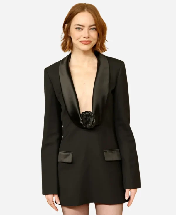 Emma Stone formal blazer Oscars 2026 luncheon event