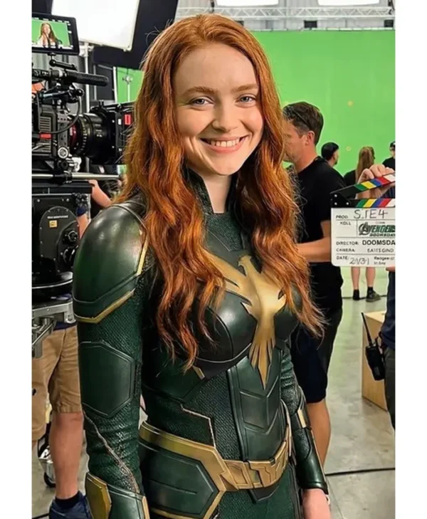 Sadie Sink jacket front view in Spider-Man Brand New Day