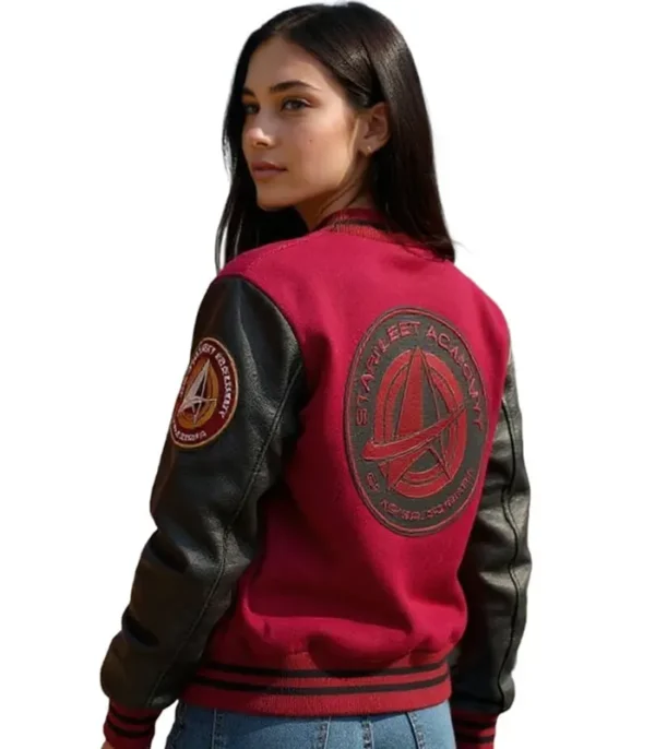 star trek starfleet academy varsity jacket