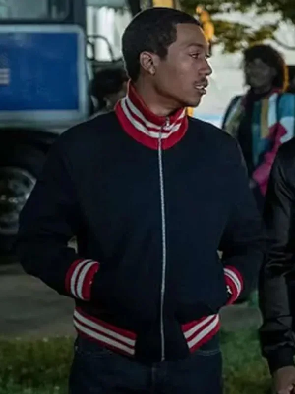 Demetrius Flenory Jr Black Mafia Family Season 2 Blue Jacket