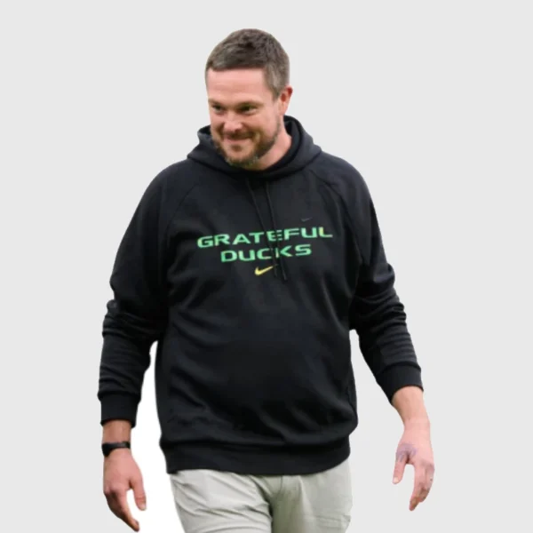 Nike Oregon Ducks Grateful Dead hoodie black casual athletic streetwear