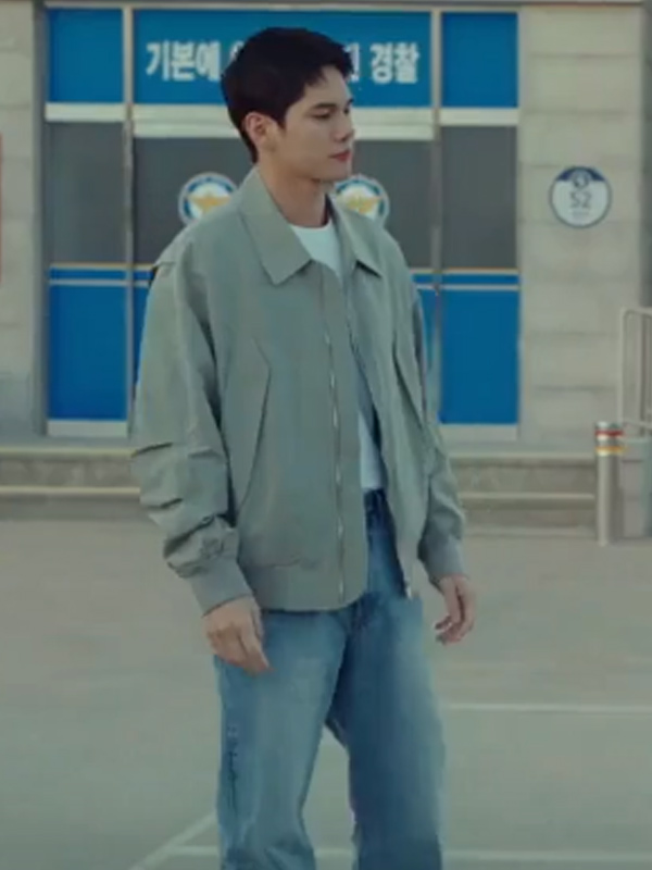 Ong Seong wu grey cotton jacket Strong Girl Nam soon Season 2