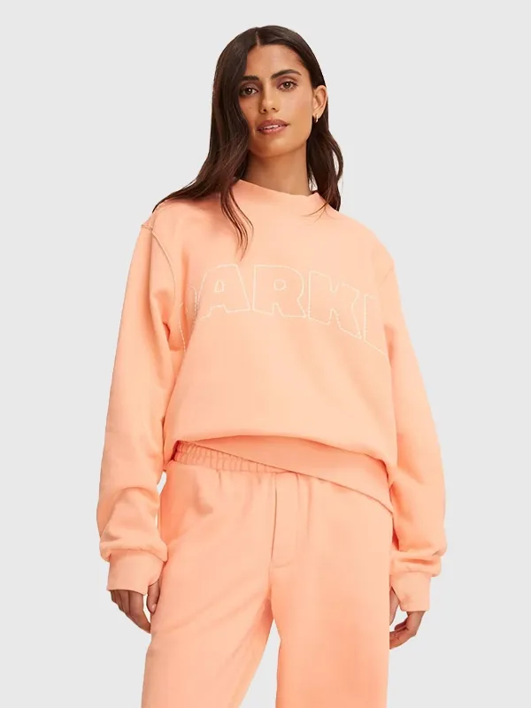 Parke-x-Target-Mockneck-Peach-Orange-Sweatshirt
