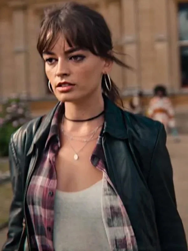 Maeve Wiley Sex Education Season 4 Black Jacket