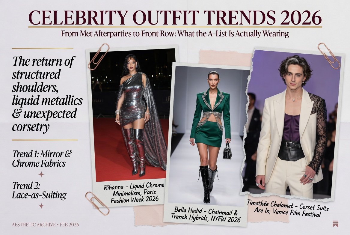 CELEBRITY OUTFIT TRENDS 2026