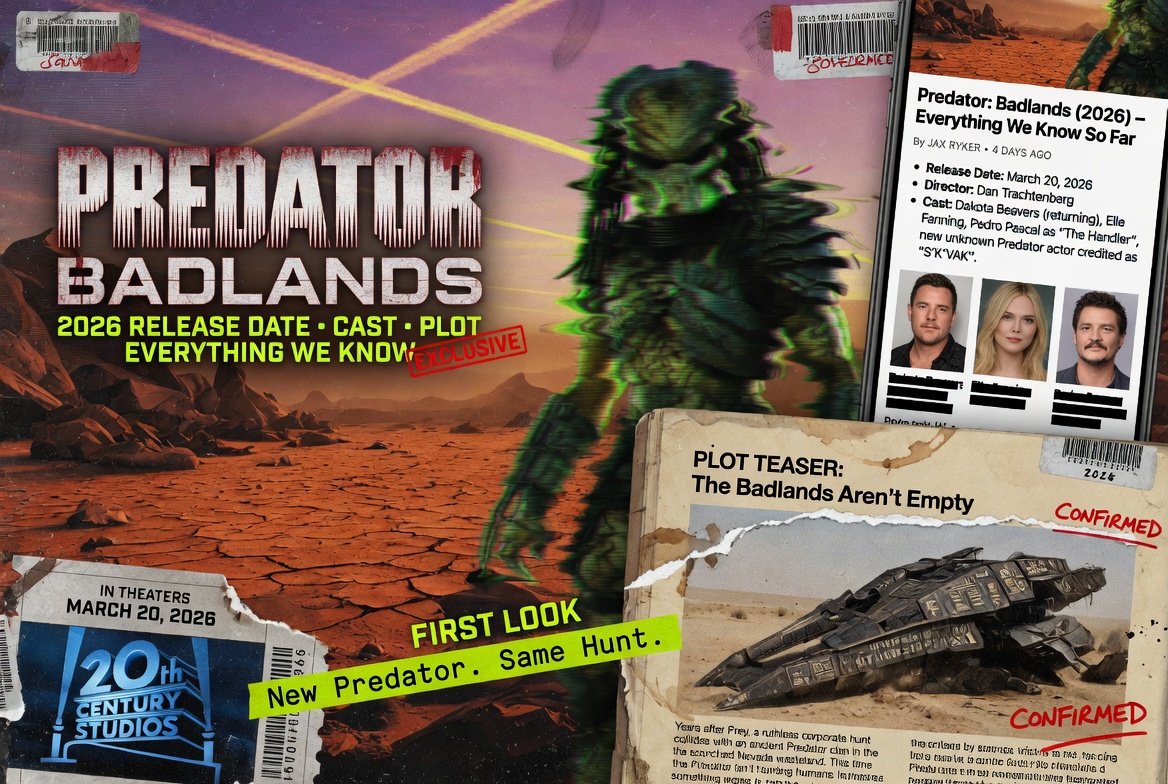 Predator Badlands 2026 Release Date Cast Plot And Everything We Know