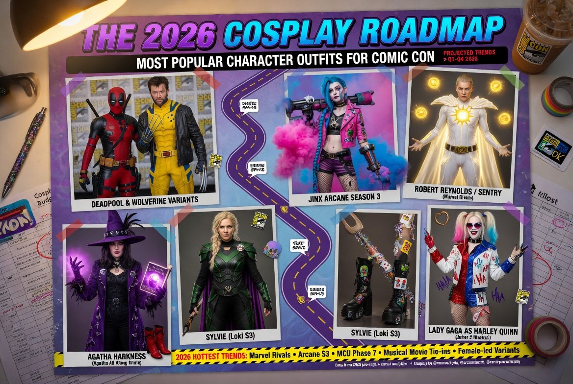 The 2026 Cosplay Roadmap Most Popular Character Outfits For Comic Con By Starlet Leathers