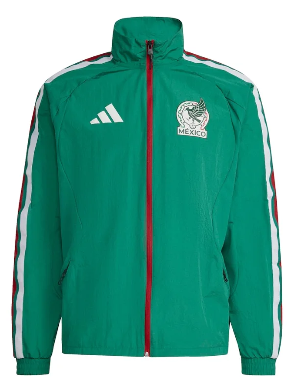 Adidas Mexico 2026 Home Anthem Full-Zip Jacket Green