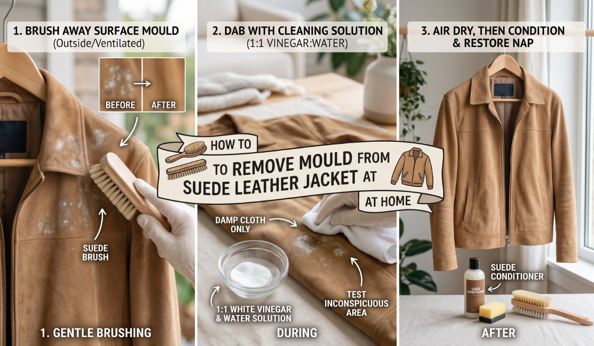 How To Remove Mould From Suede Leather Jacket At Home