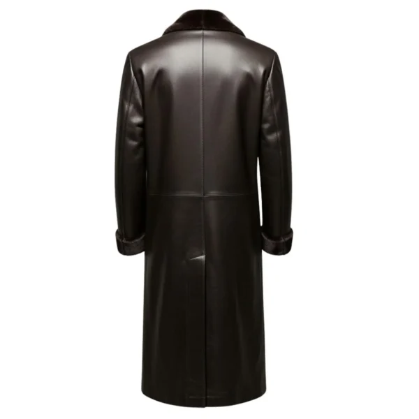 High-resolution back view of the custom-designed garment on a pure white background.