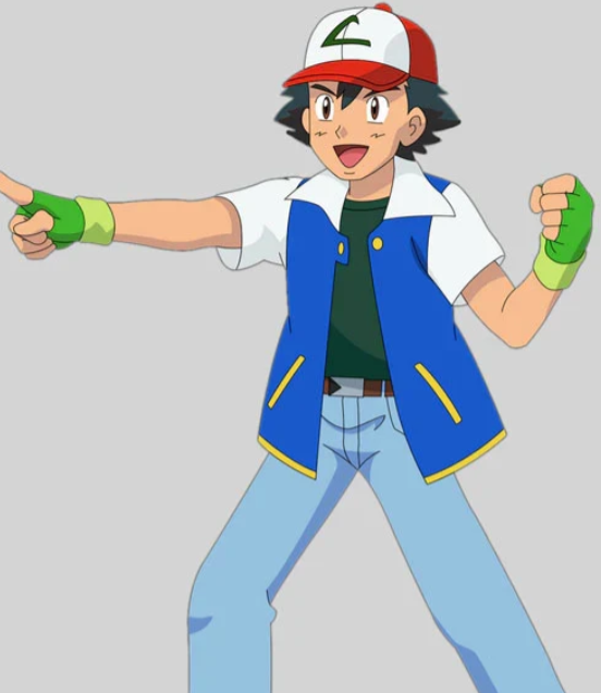 High-resolution secondary view of the custom-designed Ash Ketchum Pokémon leather jacket on a pure white background.